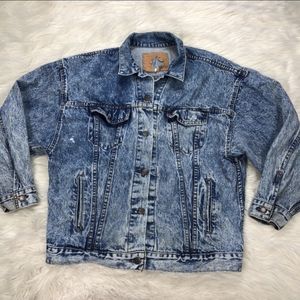Acid Wash Levi's Denim Jacket